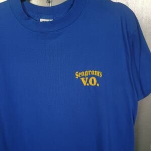 Seagrams VO Vintage 80s Soft 50/50 Blend T shirt Medium Whiskey Bar Drinking